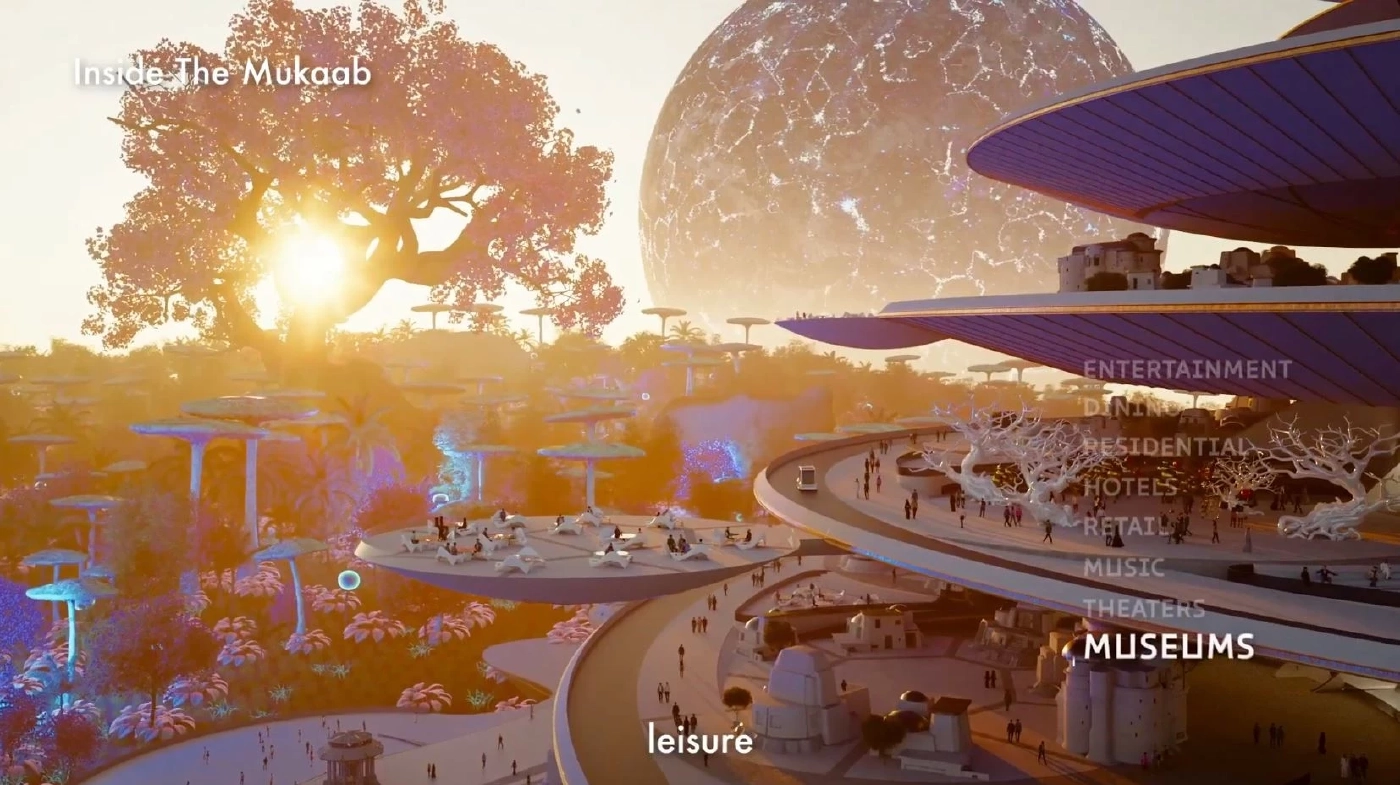 ตึกระฟ้าทรงลูกบาศก์แห่งอนาคตของซาอุฯ