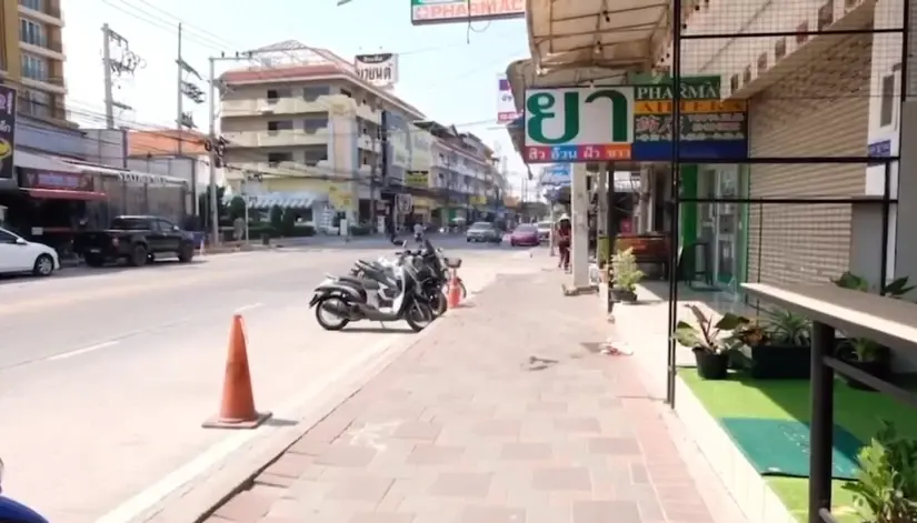 ร้านส้มตำที่้เกิดเหตุ