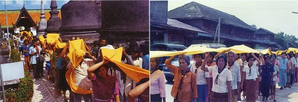 "บิ๊กป้อม" ลุย “เมืองคอน” ร่วมงานสมโภชผ้าพระบฏพระราชทาน แห่ผ้าขึ้นธาตุ