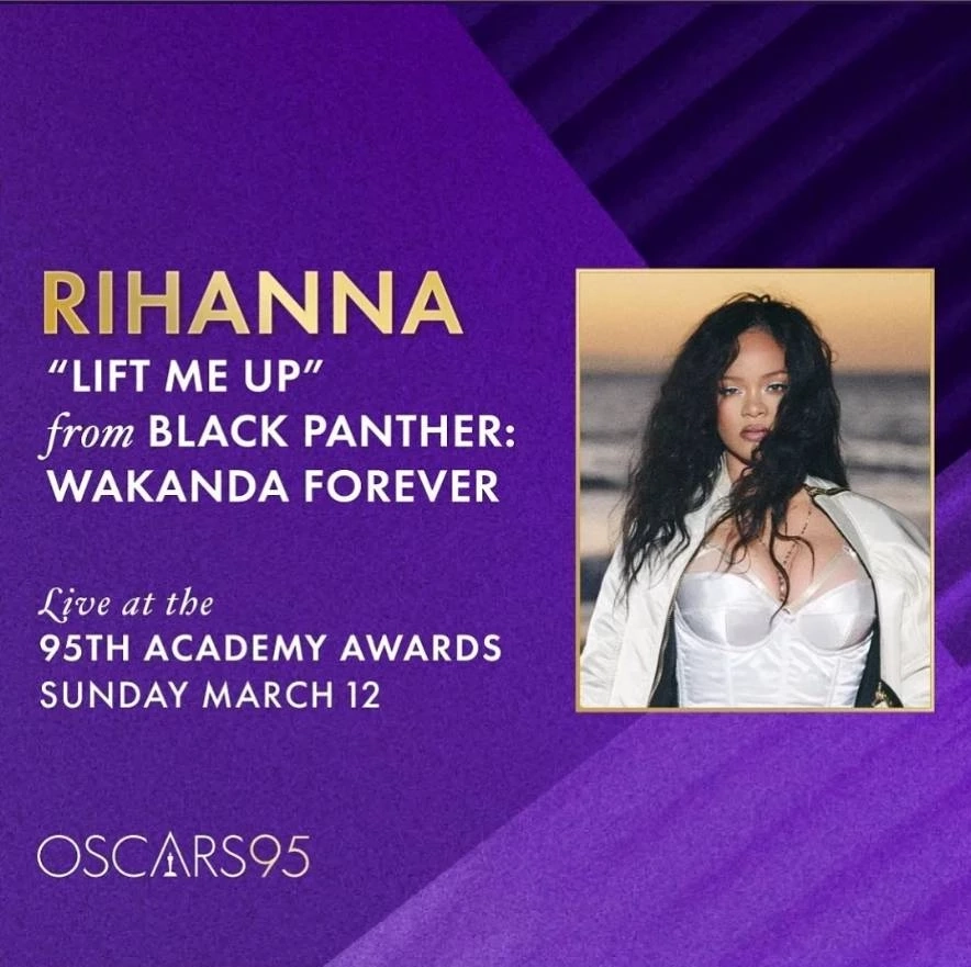 Rihanna ตัวแม่สะกดทุกสายตา อุ้มท้องขึ้นเวทีออสการ์ครั้งที่ 95