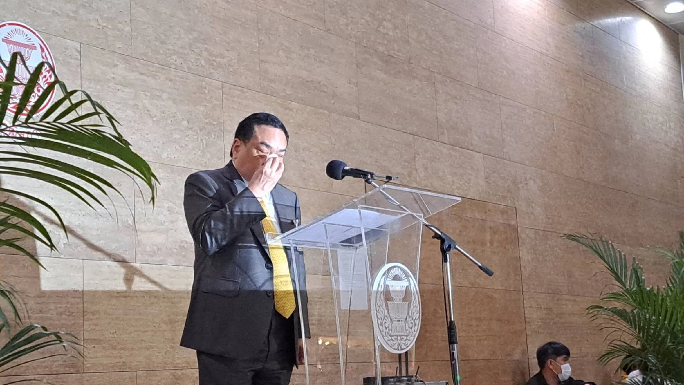 ส.ว.อุปกิต ร่ำไห้สาบาน ยัน ไม่เคยเอี่ยวยาเสพติด 