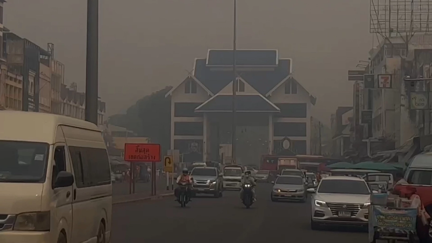 "แม่สาย"วิกฤต ค่า"PM2.5"พุ่งสูงที่สุดในประเทศไทย พบจุดความร้อนเพียบ