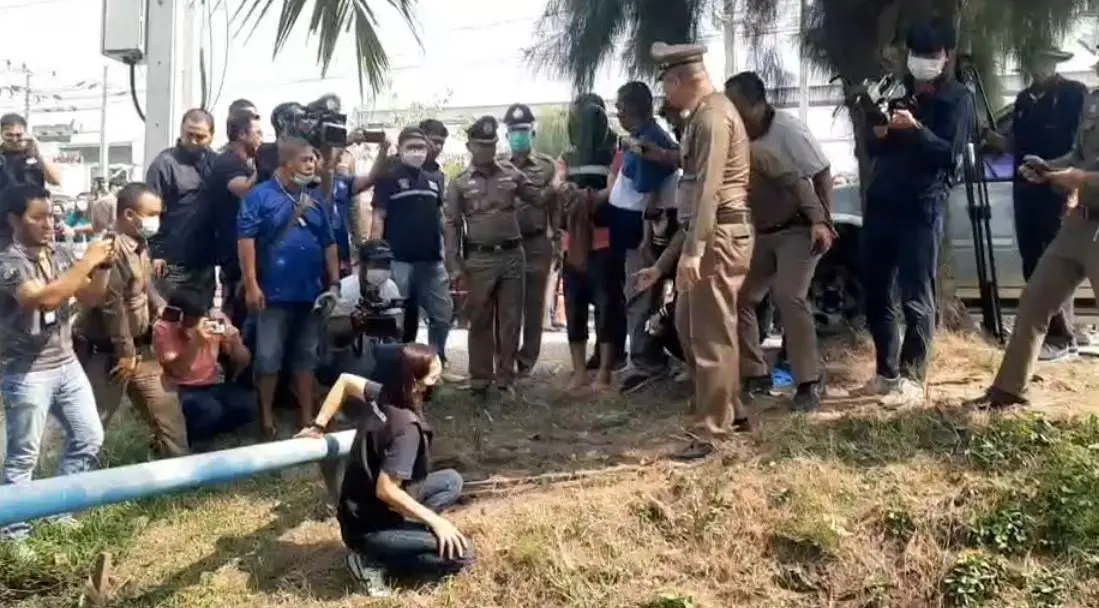 เปิดคลิปนาทีทำแผน "ไอ้ต้น"ผัวจอมโหด หวิดโดนรุมประชาทัณฑ์