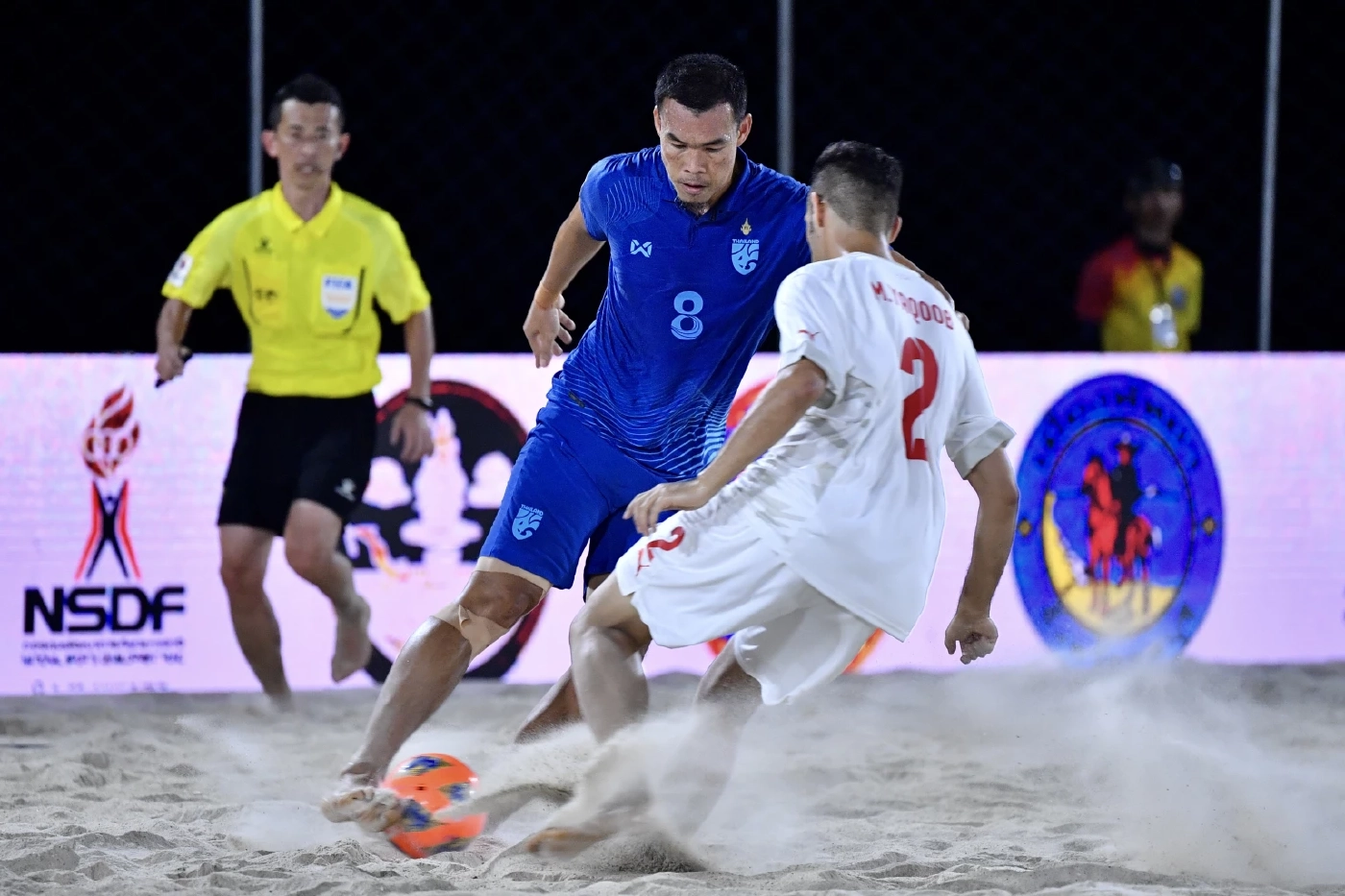 "ทีมชาติไทย" อัดบาห์เรน 2-0 ลิ่วรอบ 8 ทีมศึกฟุตบอลชายหาดเอเชียนคัพ