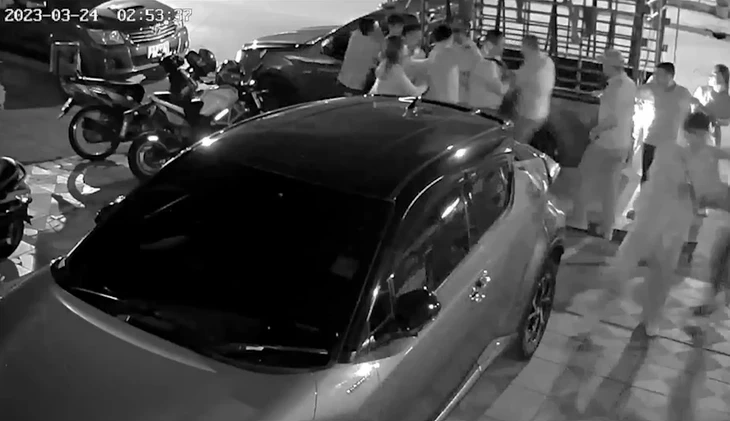 ภาพเหตุการณ์จากกล้องวงจรปิด