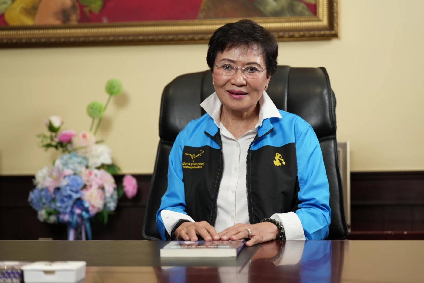 คุณหญิงกัลยา โสภณพนิช  รมช.ศึกษาธิการและรองหัวหน้าพรรคประชาธิปัตย์