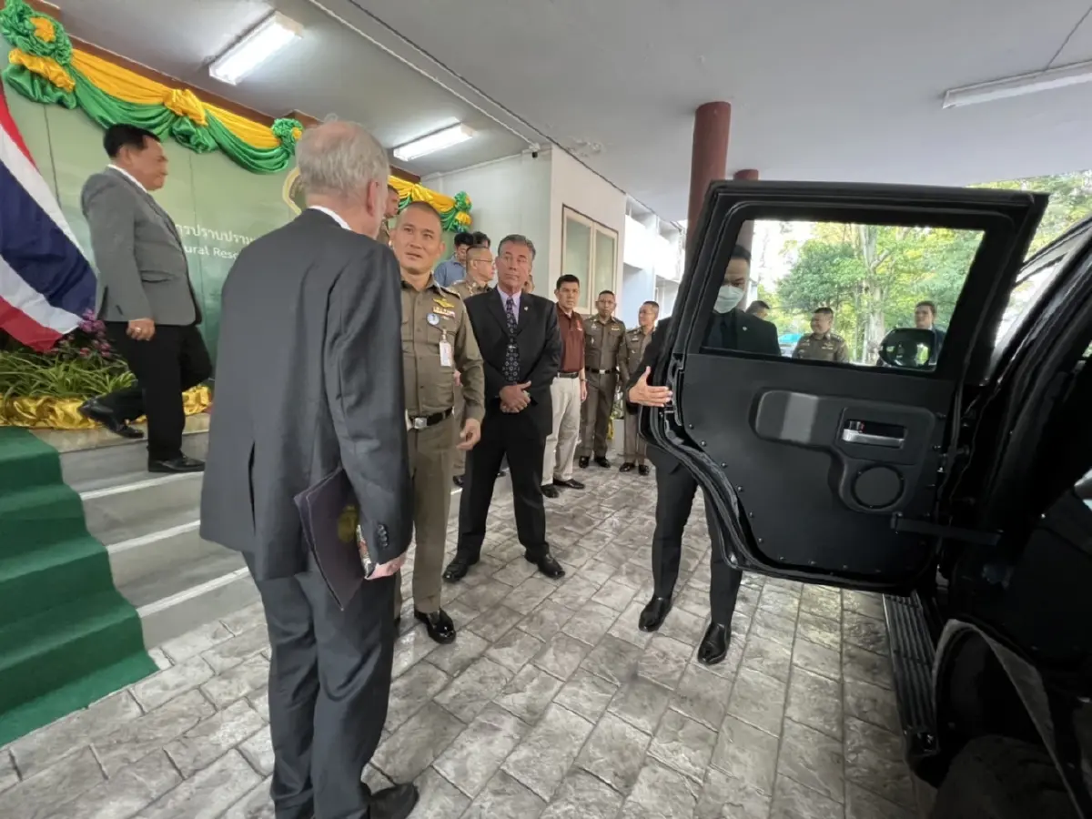 คณะทูตสหรัฐฯ - ตำรวจ.ปทส.ร่วมหารือ ประเด็นคุ้มครองสัตว์ป่า