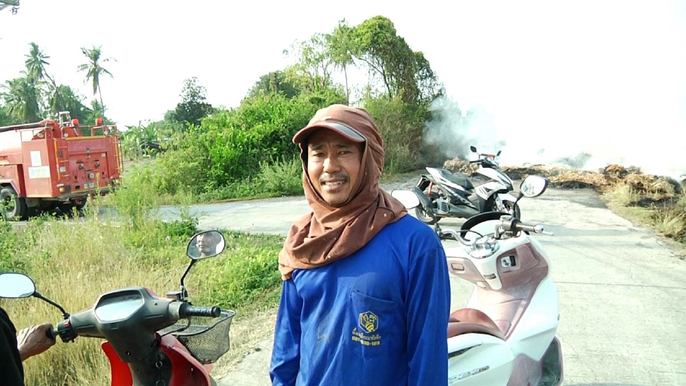 นายอนันต์ เอี่ยมนิ่ม อายุ 42 ปี ชาวบ้านใกล้ที่เกิดเหตุ 