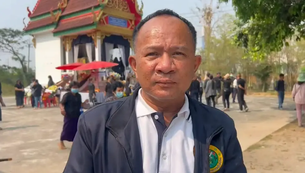 นายสำอางค์ ซ่อนกลิ่น ประธานชมรมผู้ค้าสลากรากหญ้าทั่วไทย