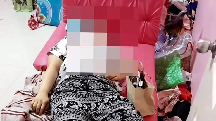 ภาพผู้เสียชีวิตขณะเกิดเหตุ