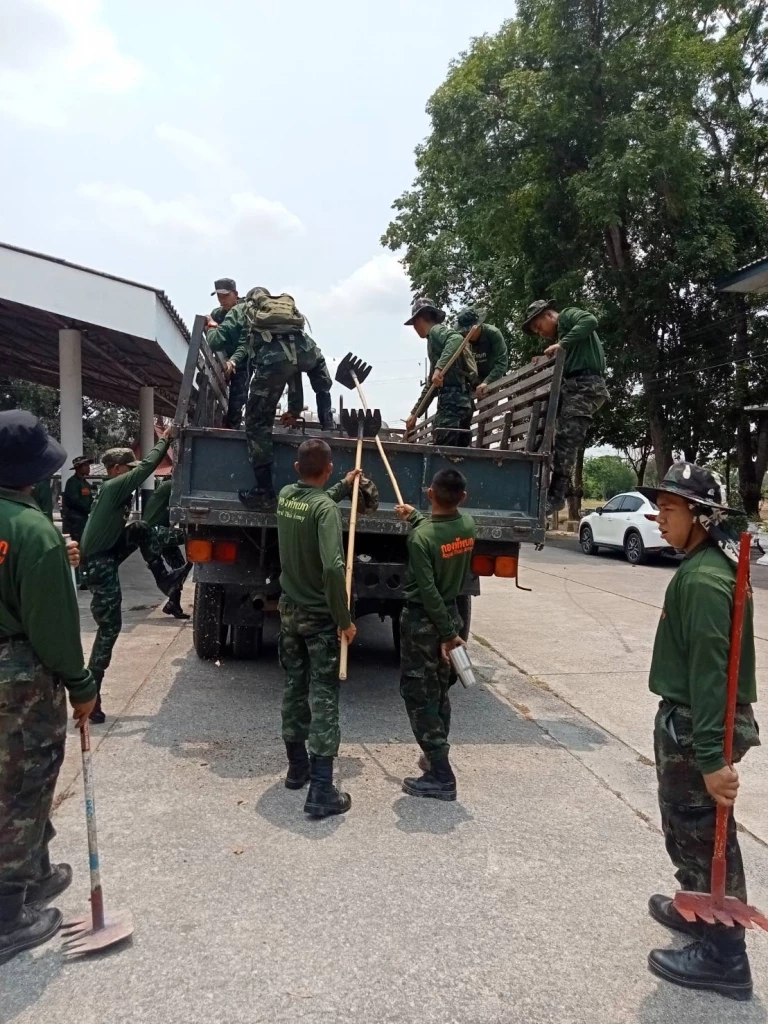 "กองทัพบก" ส่ง"ทหาร-เฮลิคอปเตอร์" ช่วยดับไฟป่านครนายก