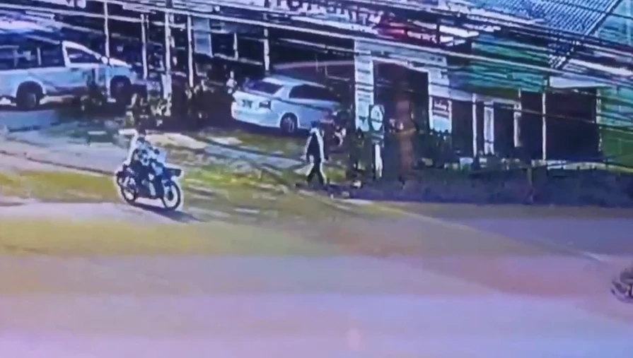 วงจรปิดจับภาพคนร้ายขณะกำลังหนีหลังก่อเหตุ