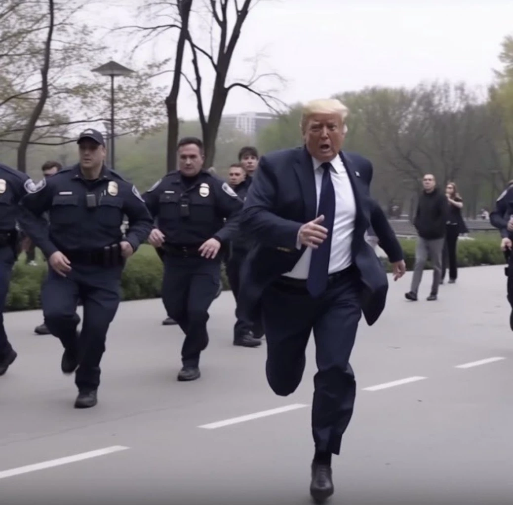 ภาพ AI โดนัลด์ ทรัมป์