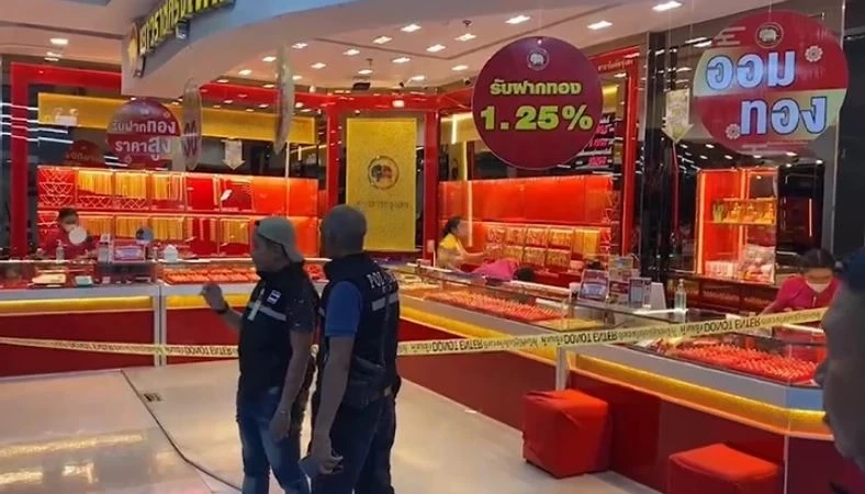 เปิดวงจรปิดโจรสวมไอ้โม่ง บุกเดี่ยวชิงทองกลางห้างเมืองทุ่งสง