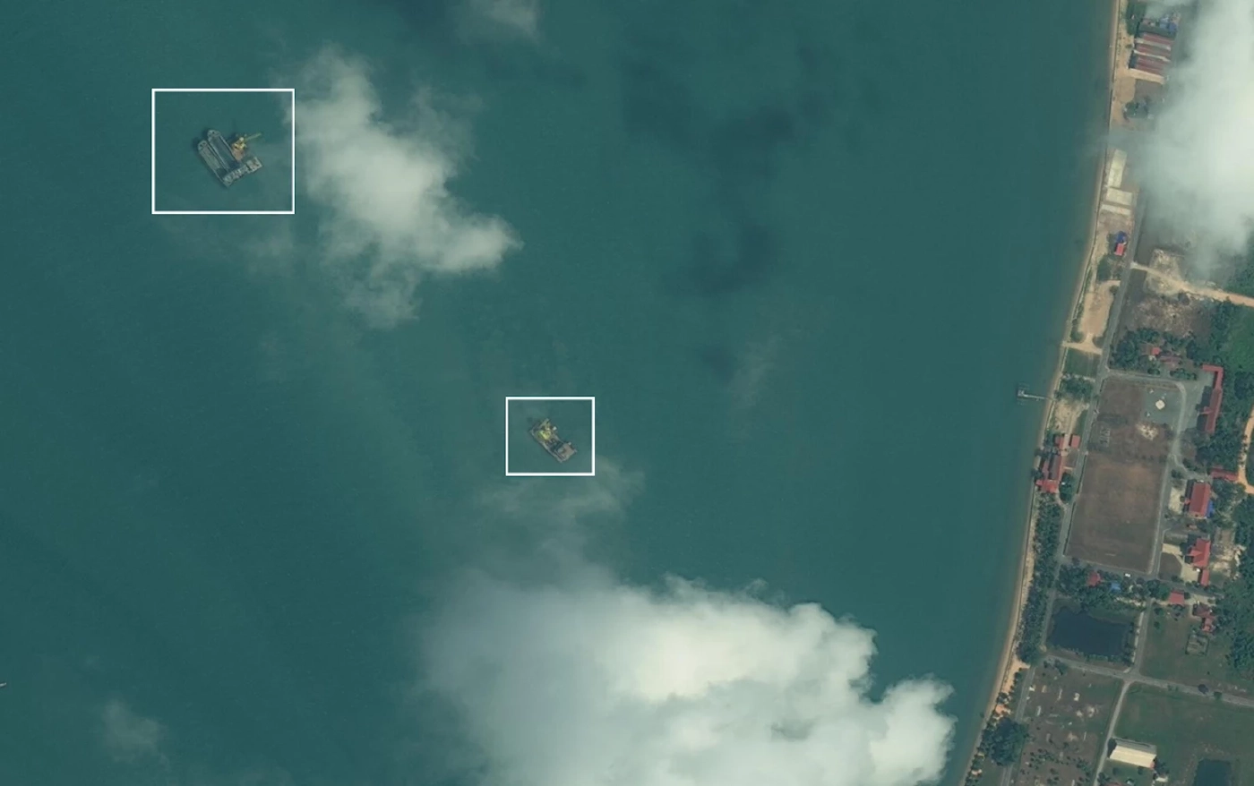 ฐานทัพเรือจีนในกัมพูชาที่ขยายมาถึงอ่าวไทย