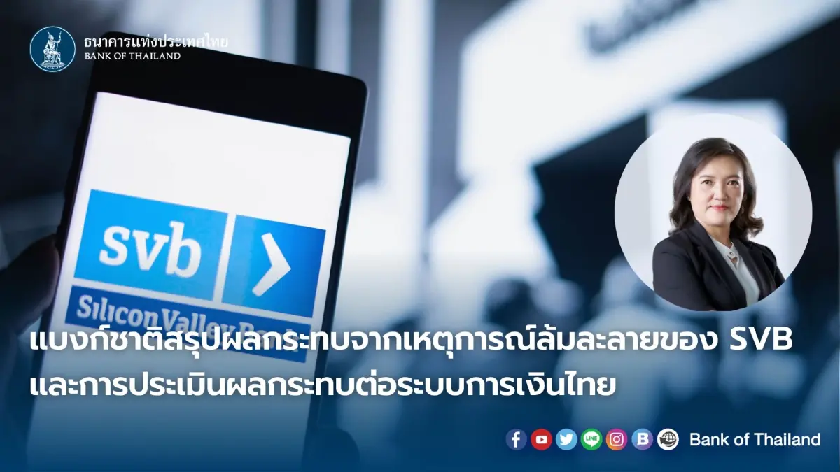 "คลัง-ธปท.-ตลท." ประสานเสียง ปิดแบงก์สหรัฐฯไม่กระทบไทย พร้อมจับตาใกล้ชิด