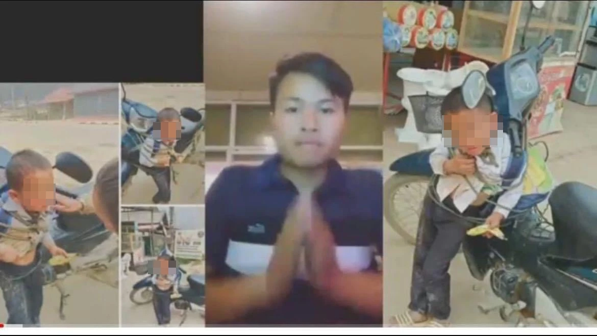 ดราม่าฝั่งลาว ‘แม่ค้า’จับหนูน้อยขโมยขนมมัดประจาน ชาวโซเชียลเสียงแตก 2 ฝ่าย