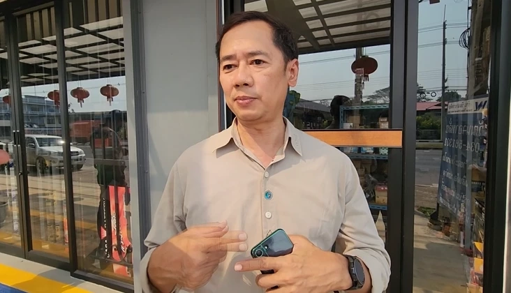 นายสันติ งามชื่น ผู้จัดการการไฟฟ้าส่วนภูมิภาคสาขาท่าเรือ 