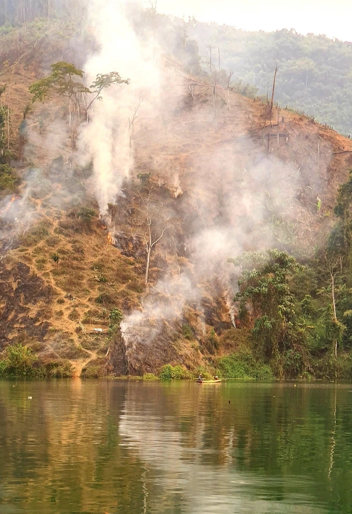 ลาวเผชิญปัญหาคุณภาพอากาศอยู่ในระดับอันตราย