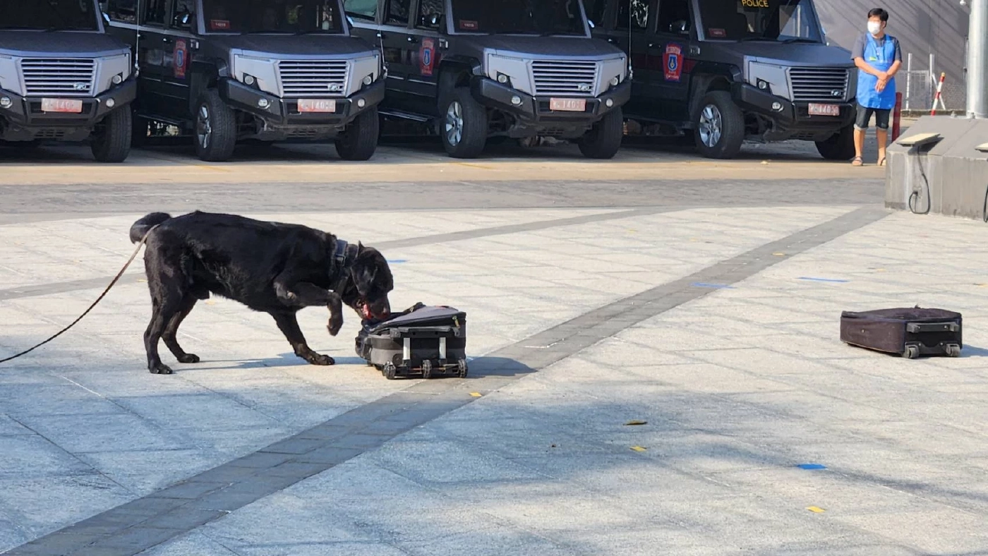บรรยากาศสุดน่ารัก บก.สปพ. จัดพิธีประดับยศ-มอบรางวัล "สุนัขตำรวจดีเด่น"