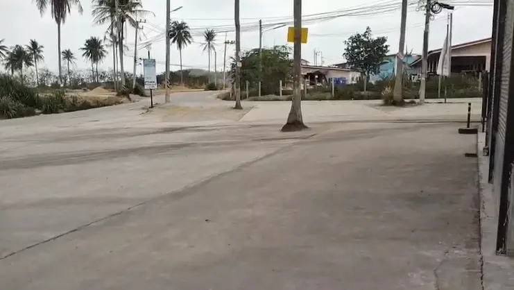 บริเวณจุดที่เกิดเหตุ