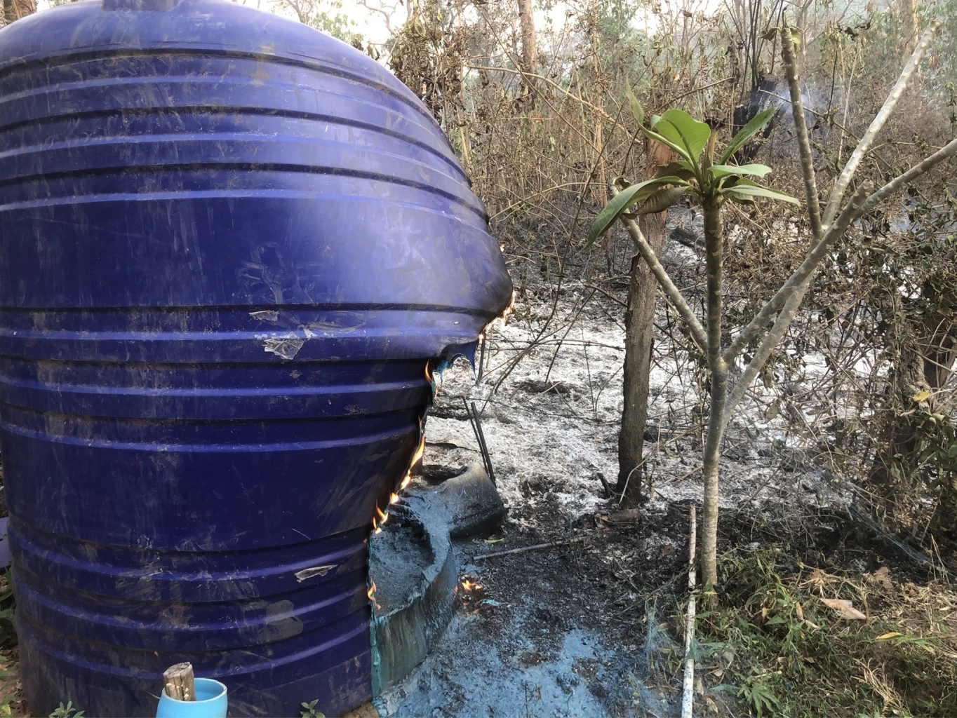 ไฟป่าพ่นพิษ เมืองเลยค่าฝุ่น"PM2.5"พุ่งสูง ส่งผลกระทบกับสุขภาพ