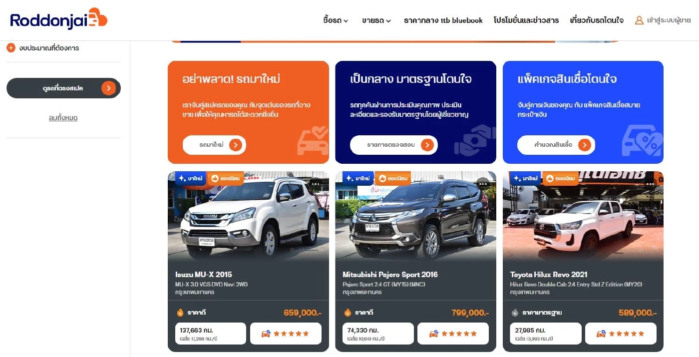 ตลาดรถมือสองยังรุ่ง! ทีทีบีไดรฟ์ เปิดตัวเว็บ "รถโดนใจ" หวังยอดขาย 3 หมื่นคัน