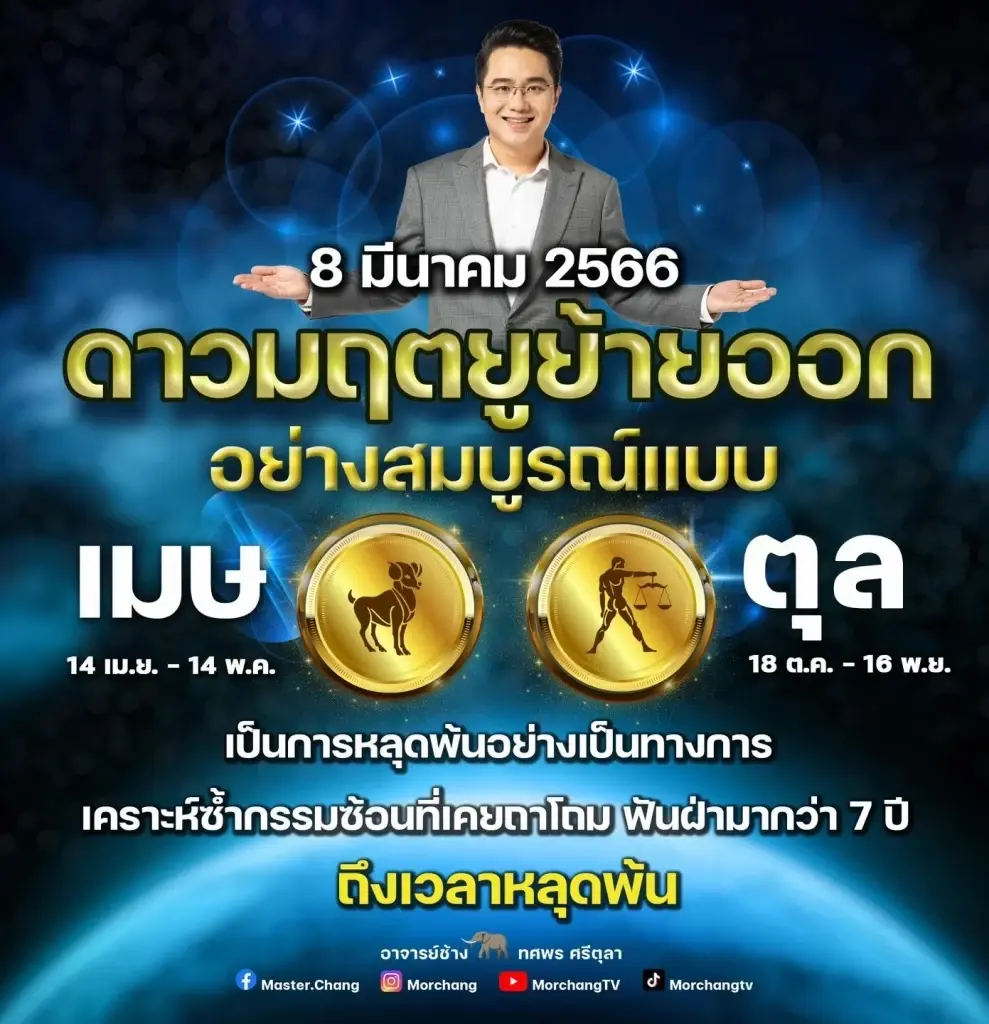 เผย 2 ราศี ถึงเวลาหลุดพ้นจาก “ดาวมฤตยู” หลังเคราะห์ซ้ำกรรมซัดมานาน 7 ปี 