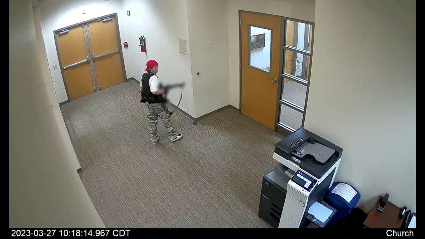 เผยภาพวงจรปิดมือปืนที่กราดยิงในเทนเนสซี (คลิป)