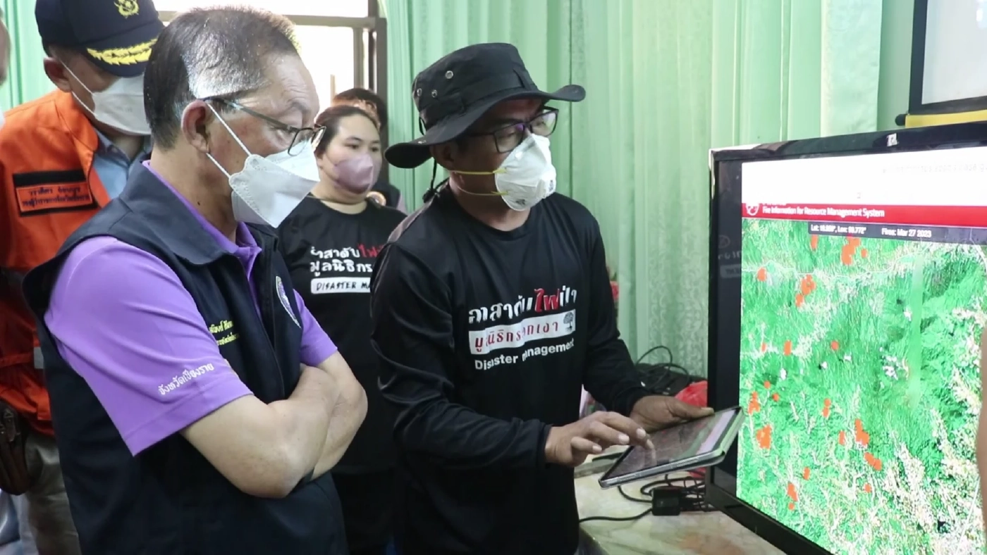 เร่งแก้ปัญหา"PM2.5" ผู้ว่าฯเชียงราย ตั้งทีมลุยดับไฟป่า คาดอีก 2-3 วันดีขึ้น