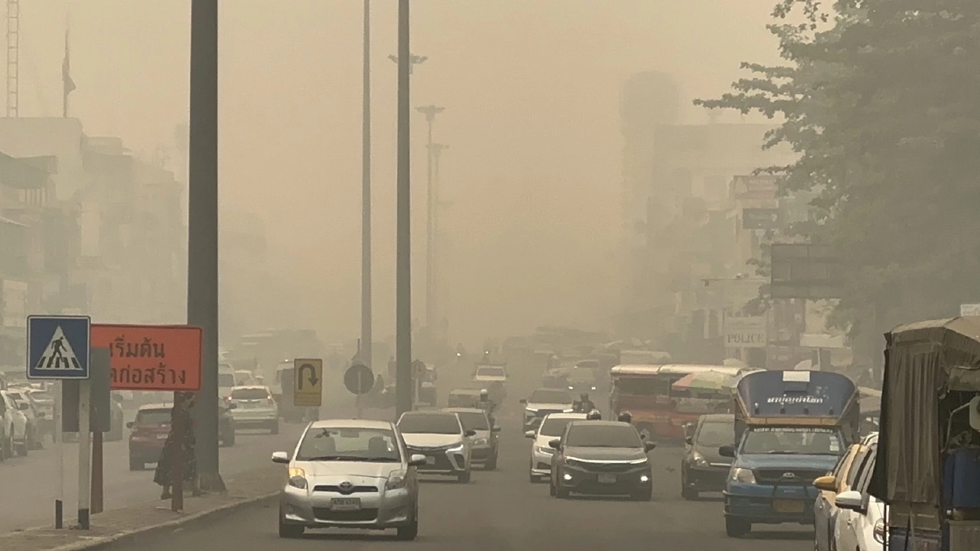 แม่สายวิกฤต ค่า "PM2.5" วัดได้สูงสุด 900 ไมโครกรัมต่อลูกบาศก์เมตร