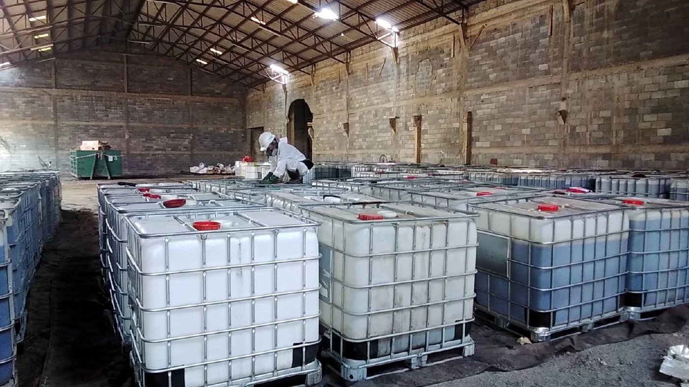 คพ.เร่งฟื้นฟูนิเวศ "โกดังเก่า ภาชี" ขจัดมลพิษกากเคมี