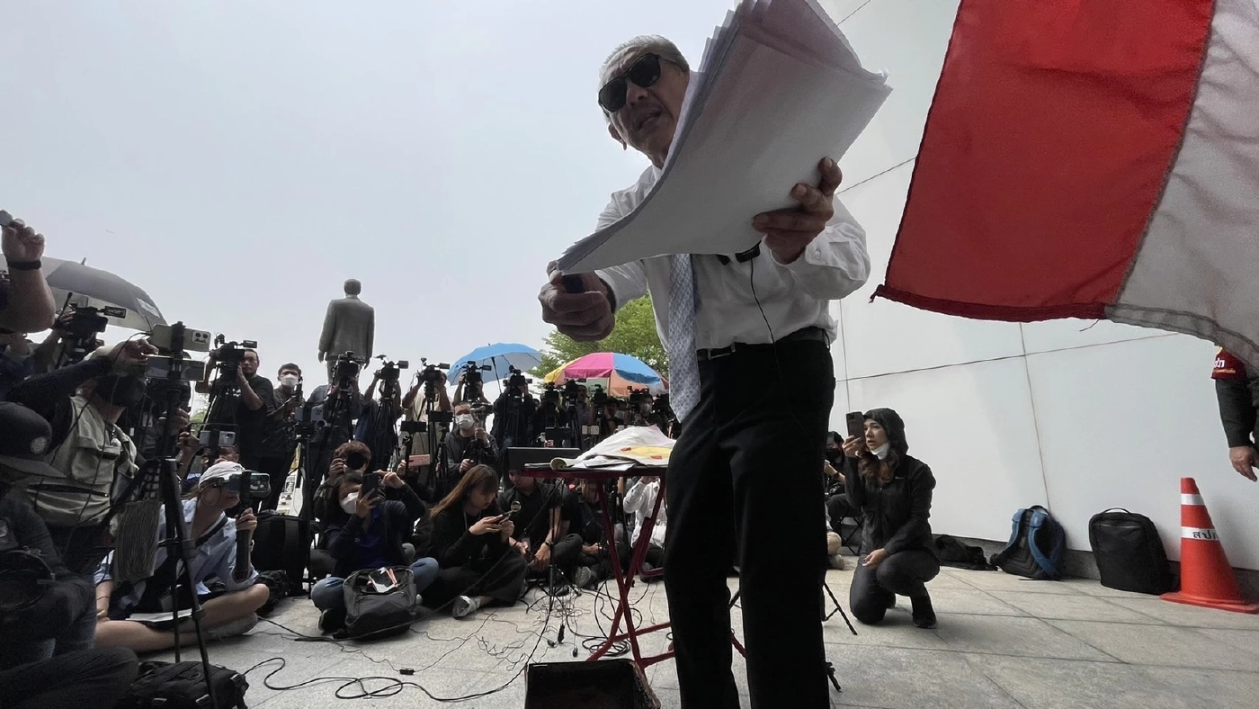 "ชูวิทย์" มาตามนัด ร้อง ป.ป.ช. สอบทุจริตคมนาคม เอาผิด "ศักดิ์สยาม"