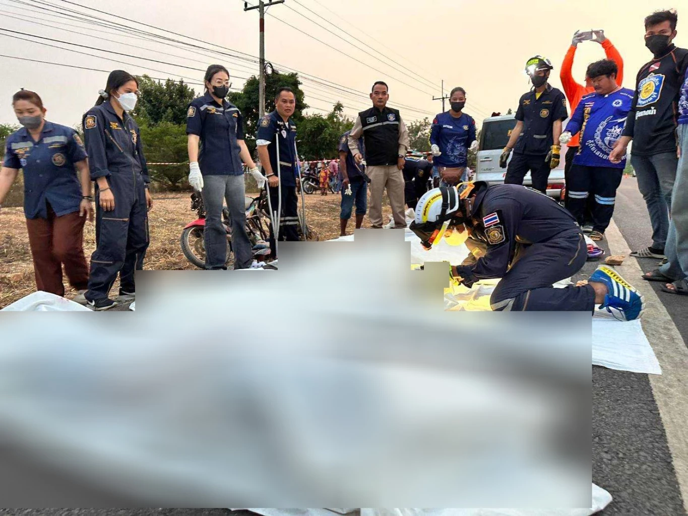 น่าเวทนา "ตา-ยาย-หลาน"ขับซาเล้ง ถูกเฒ่า 66 ปี ซิ่งฟอร์จูนเนอร์ชนดับ 4 ศพ