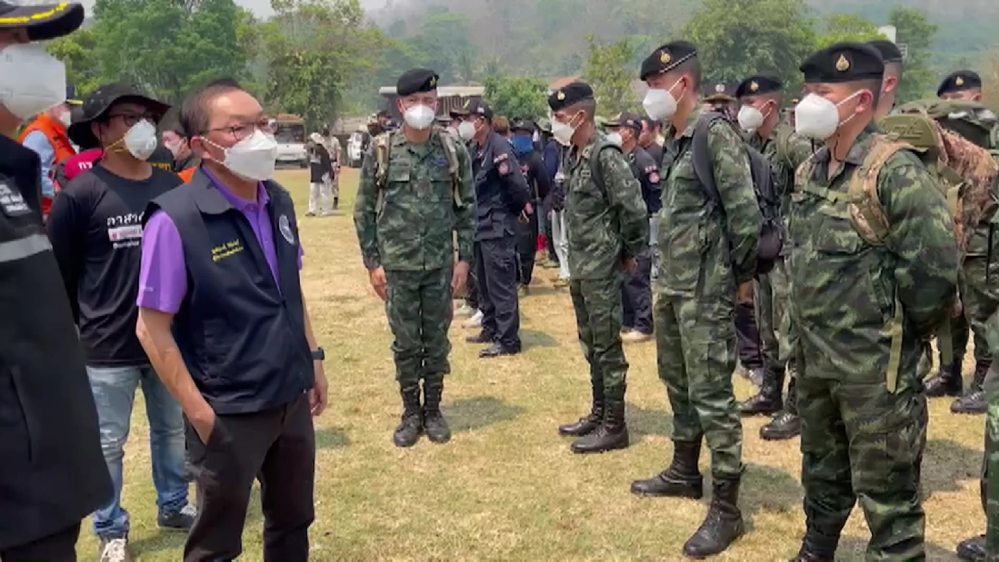 เร่งแก้ปัญหา"PM2.5" ผู้ว่าฯเชียงราย ตั้งทีมลุยดับไฟป่า คาดอีก 2-3 วันดีขึ้น