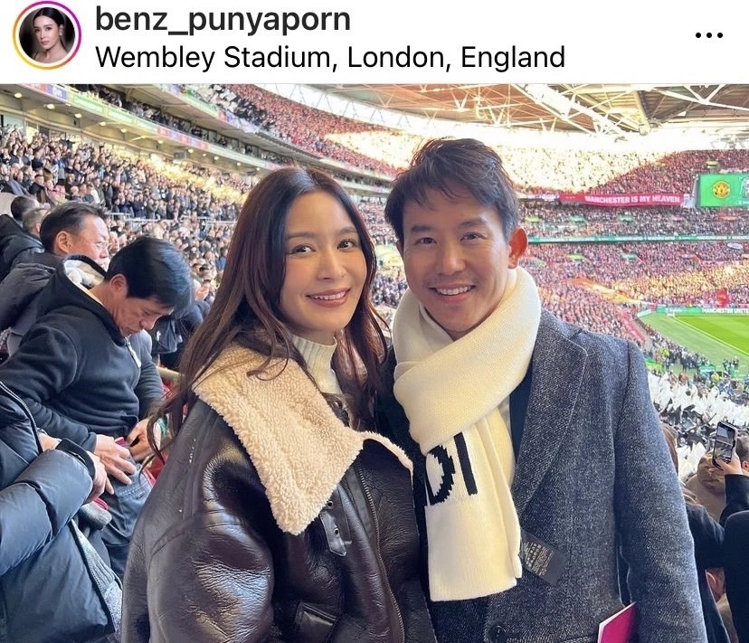 เบนซ์ ปุณยาพร สวีทหวานเปิดตัวแฟนผ่านโซเชียล คนนี้แหละมั่นใจใช่เลย  