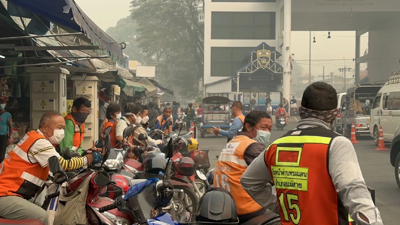 แม่สายวิกฤต ค่า "PM2.5" วัดได้สูงสุด 900 ไมโครกรัมต่อลูกบาศก์เมตร