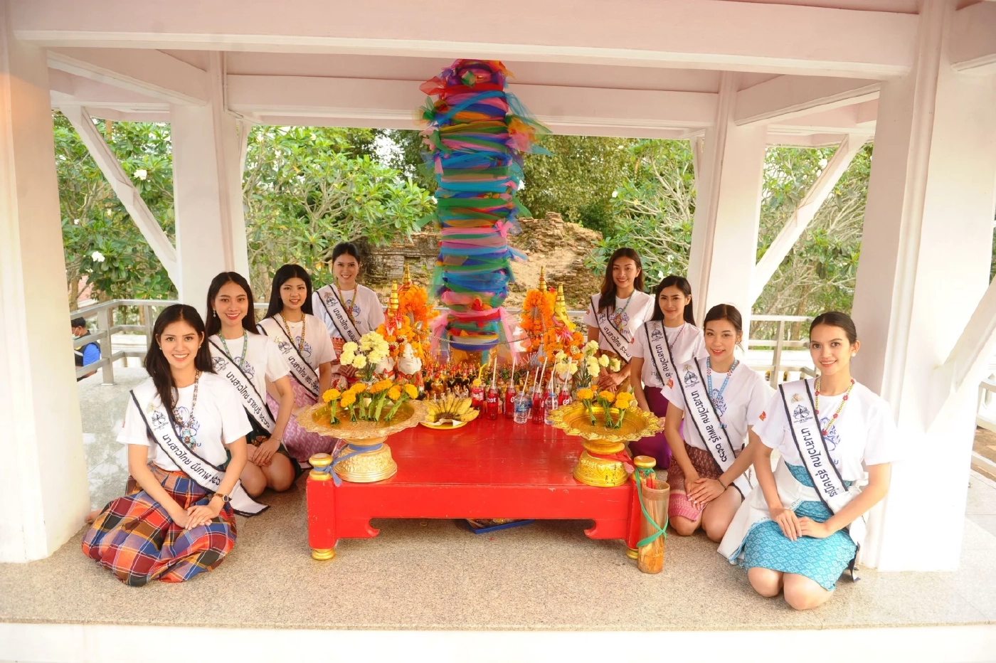 นางสาวไทย 2566 เอาฤกษ์เอาชัย สักการะศาลหลักเมือง