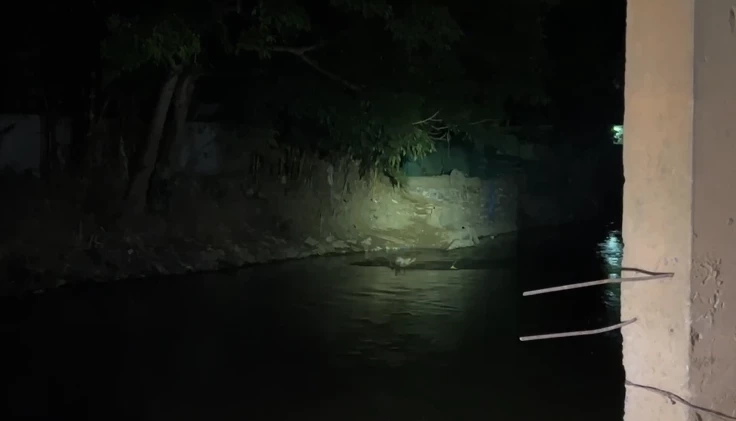 สภาพ &quot;ลำน้ำสาย&quot; พรมแดนธรรมชาติระหว่าง &quot;แม่สาย - ท่าขี้เหล็ก&quot;