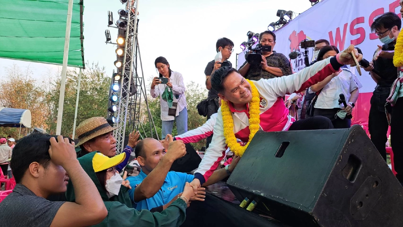 วราวุธ ศิลปอาชา หัวหน้าพรรคชาติไทยพัฒนา