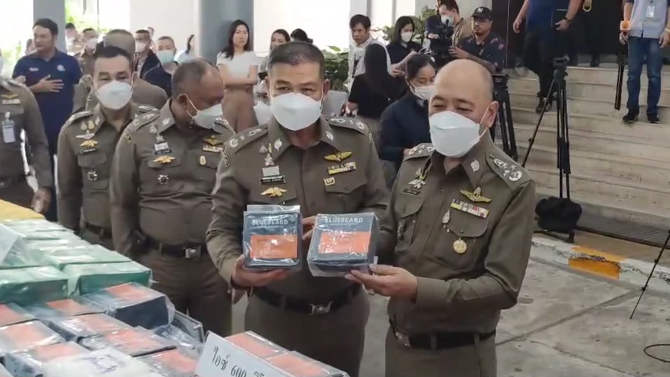 ตำรวจ ปส. จับเครือข่ายยาเสพติด ยาบ้า 15.5 ล้านเม็ด ไอซ์ 800 กก. ยึดทรัพย์ 24 ล้าน