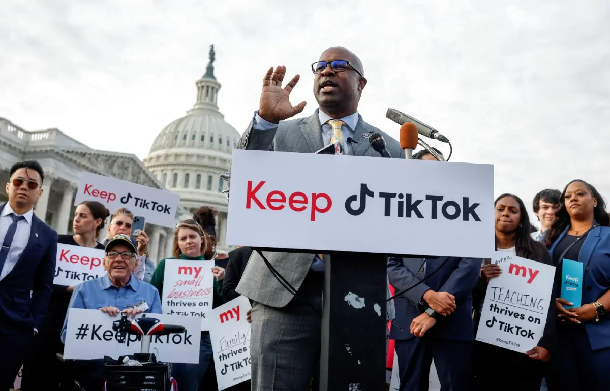 อินฟลูเอนเซอร์ประท้วงในสหรัฐฯ ต้านแบน TikTok