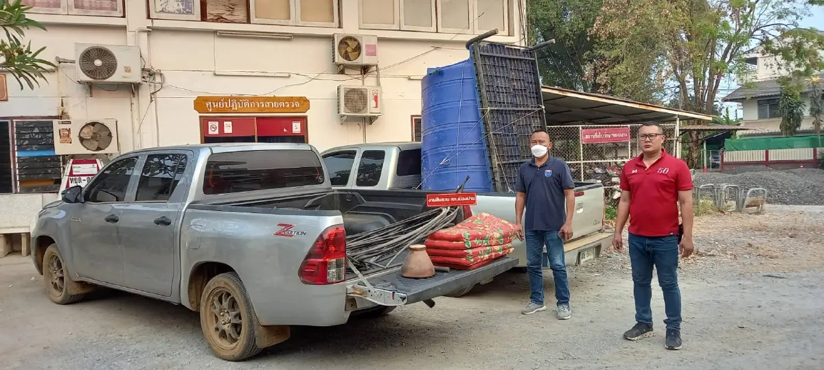 ของกลางที่ถูกคนร้ายลักมาจากบ้านผู้เสียหาย