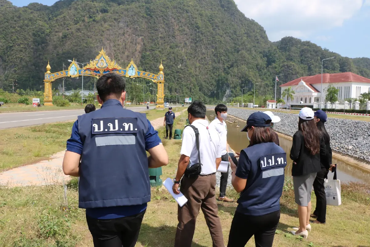 ปปท.และ ป.ป.ช.จังหวัดพังงา ลงพื้นที่ตรวจสอบ