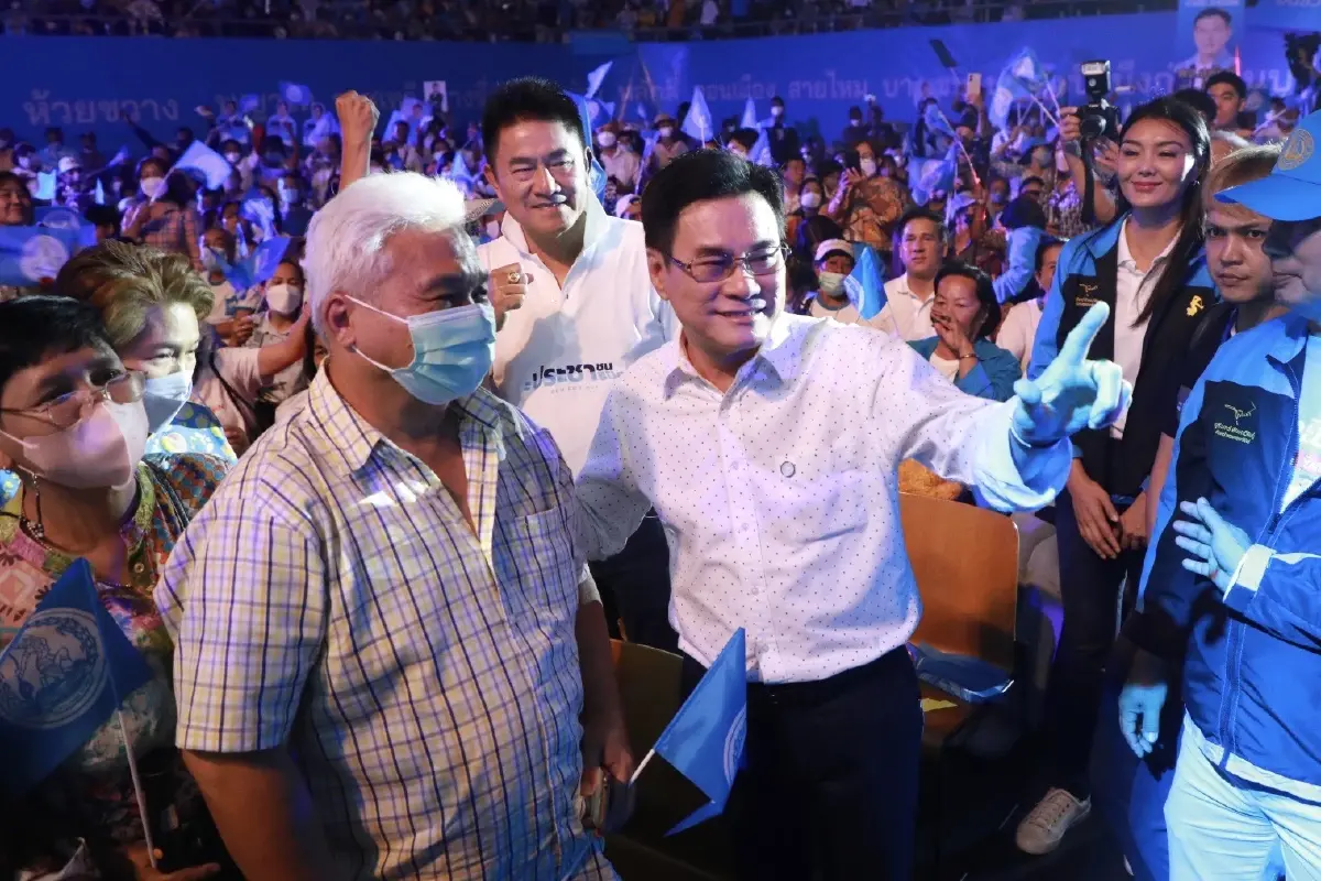 "จุรินทร์" อ้อนคนกรุงจับมือ ไม่เอา "ธนกิจการเมือง" ใช้เงินซื้อผู้แทน