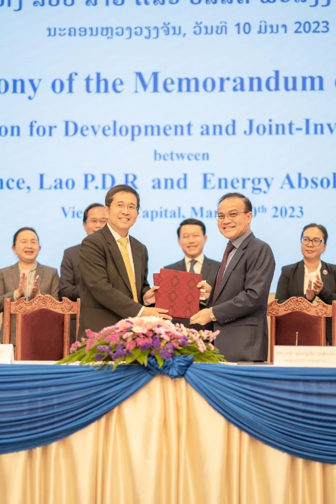 EA ร่วมมือรัฐบาลแห่ง สปป.ลาว เซ็น MOA เพิ่มขีดความสามารถพลังงานสะอาด