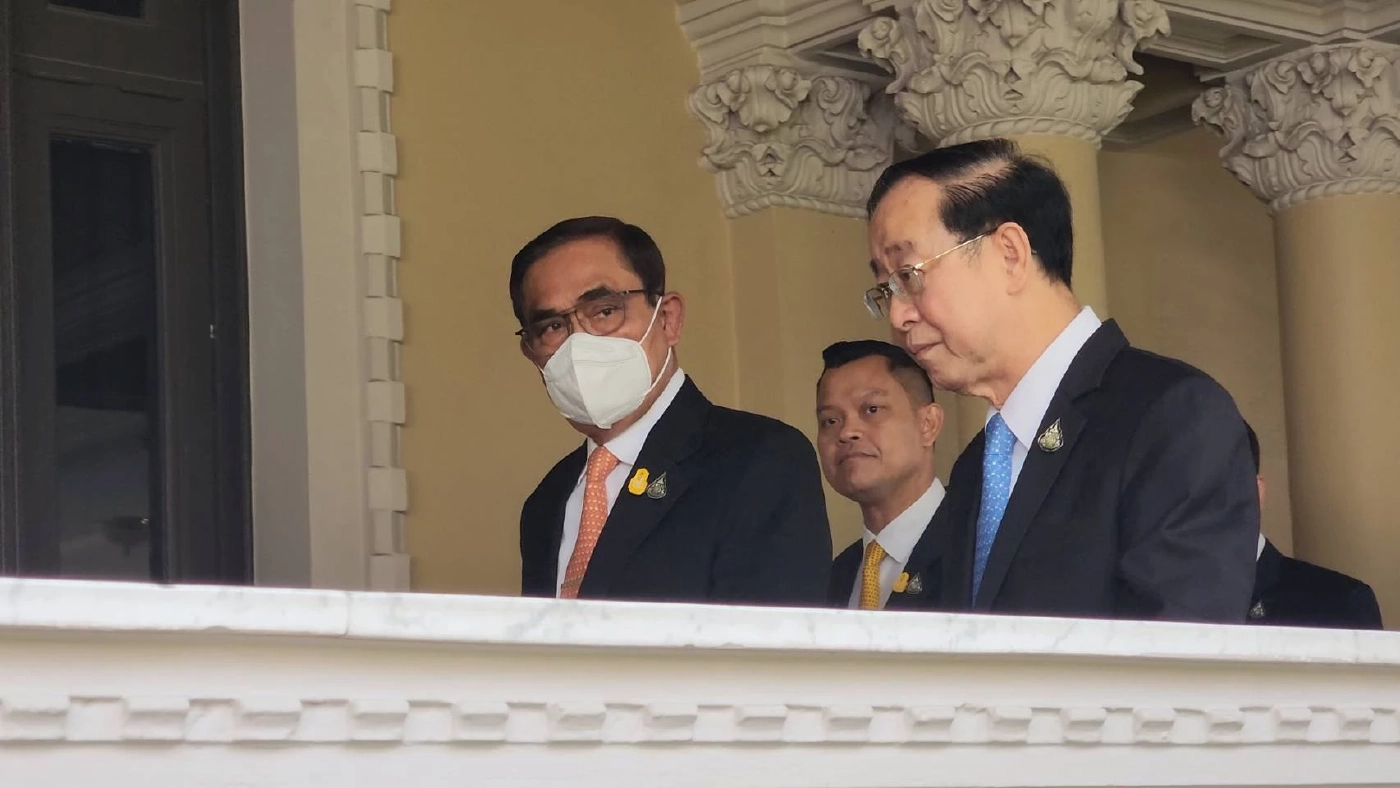 "อาคม"​ ชิ่งสื่อฯ​หลังถูกจี้​ ช่วยงาน "นายกฯ" ที่​รวมไทยสร้างชาติ