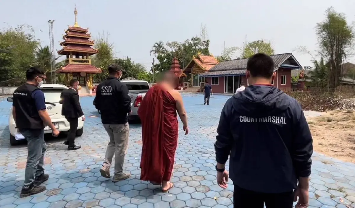 ตร.บุกรวบ "พระครู" กลางสำนักสงฆ์ เมืองเชียงใหม่ หลังหนีคดีชำเรา ด.ช.วัย 13 ปี
