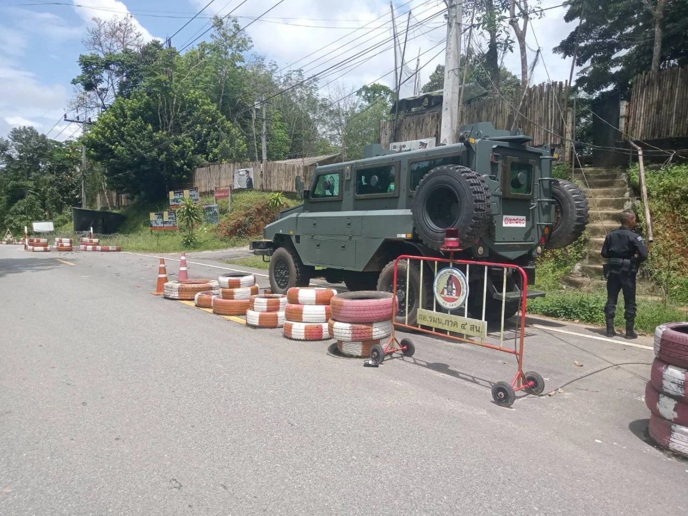 โจรใต้สุดเหิม บุก "ยิง - ปาบึ้ม" ฐานทหารที่ศรีสาคร ปะทะเดือด 5 นาที จนท.ไร้เจ็บ