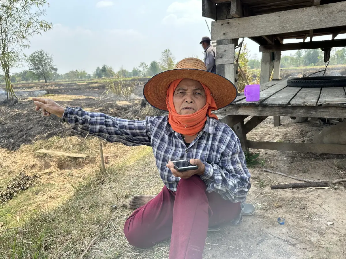  นางเชียร พรมบุตร อายุ 63 ปี น้องสาวผู้เสียชีวิต